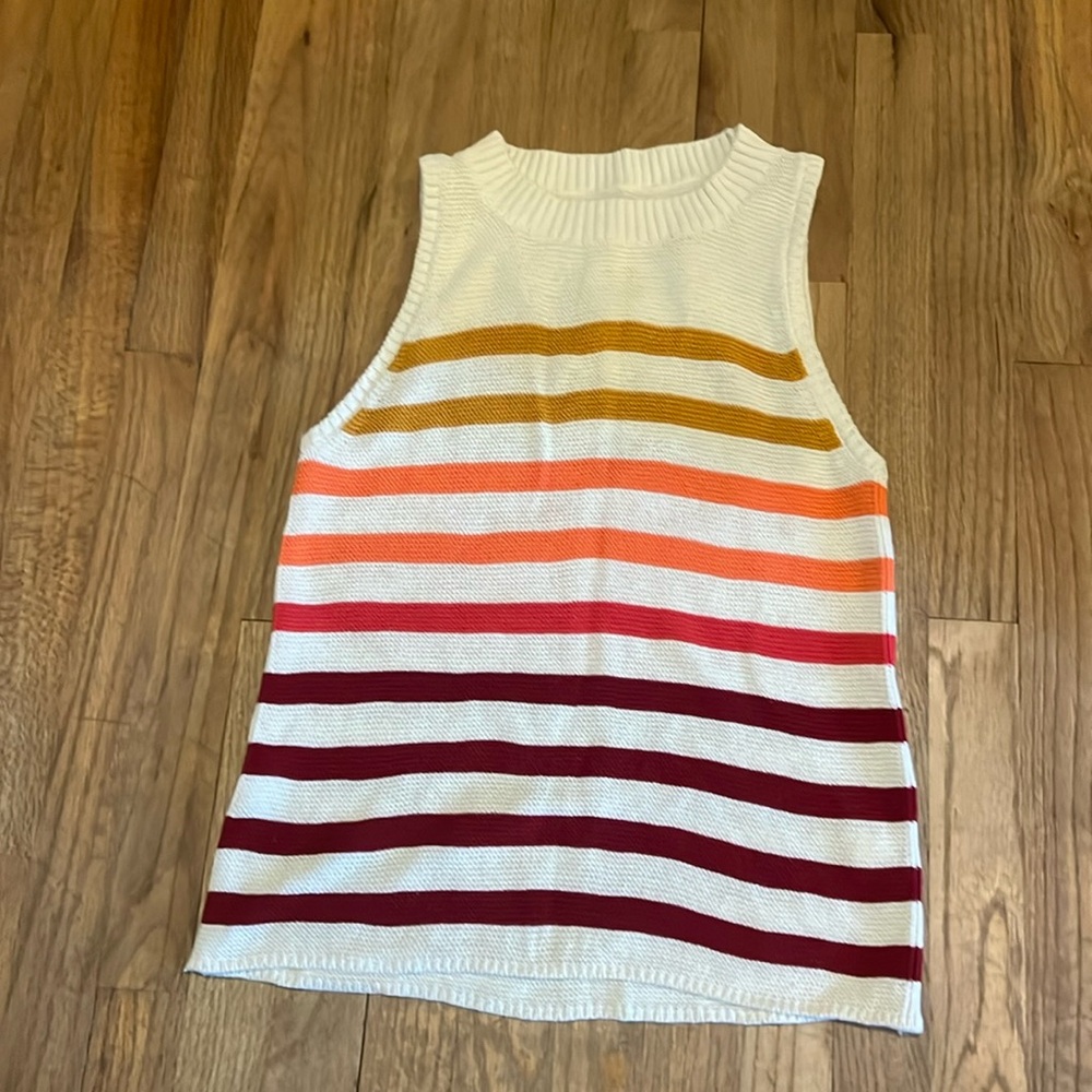Lucky Brand sunset sweater tank